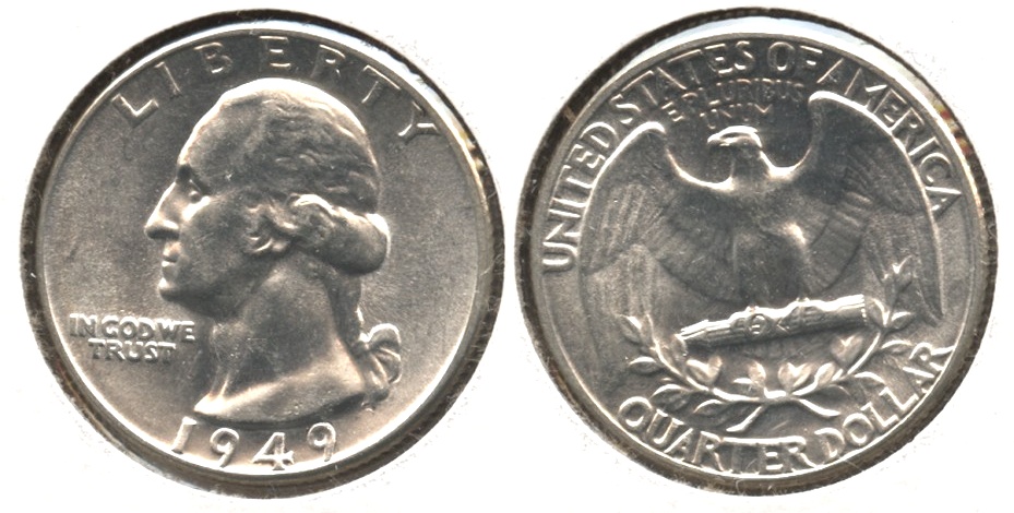 1949 Washington Quarter MS-64 #a