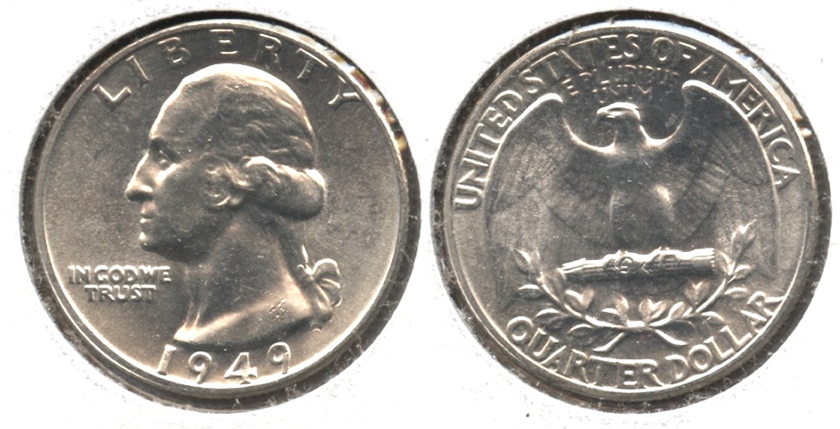 1949 Washington Quarter MS-64 #b