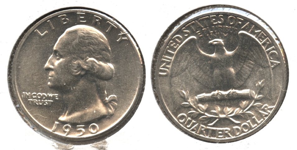 1950 Washington Quarter MS-64 #d