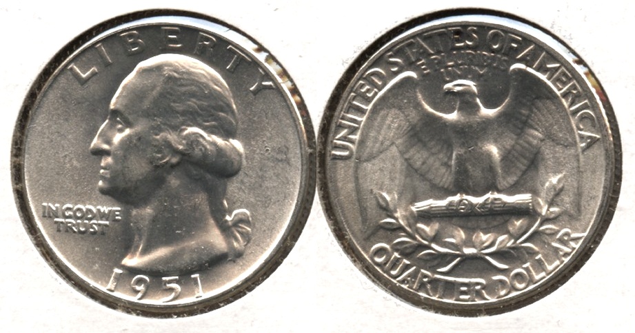 1951 Washington Quarter MS-63 #h
