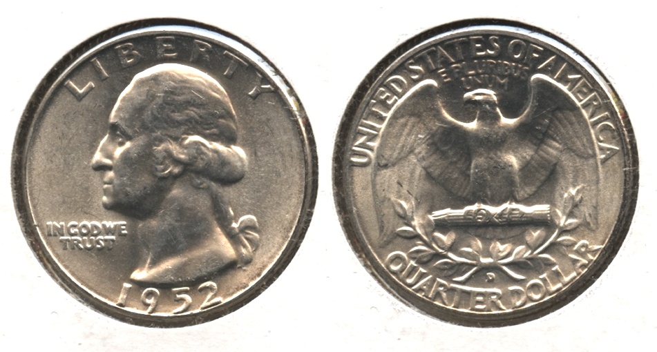 1952-D Washington Quarter MS-63 #n