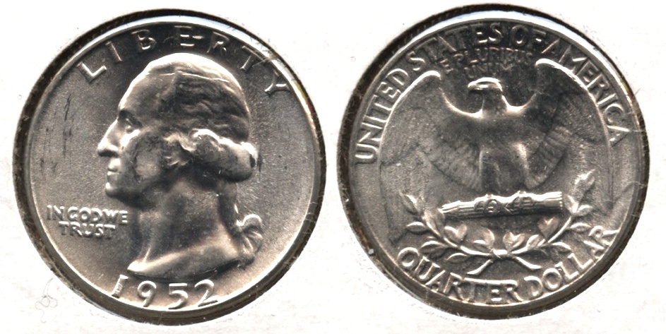 1952 Washington Quarter MS-63 #a
