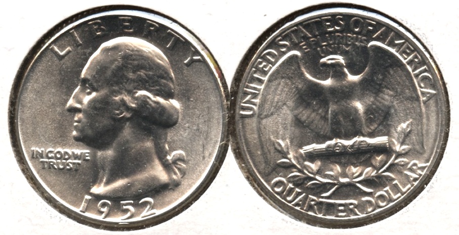 1952 Washington Quarter MS-64 #a