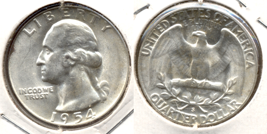 1954-S Washington Quarter MS-60 x