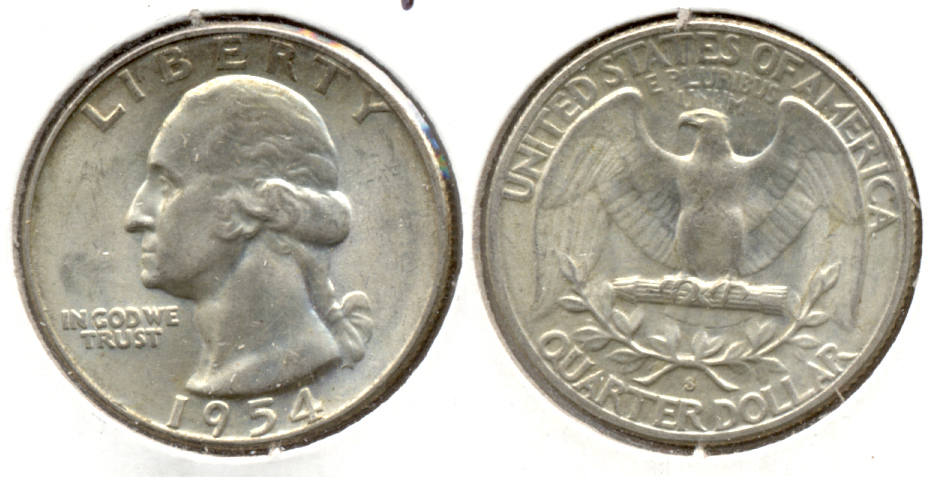 1954-S Washington Quarter MS-60 y