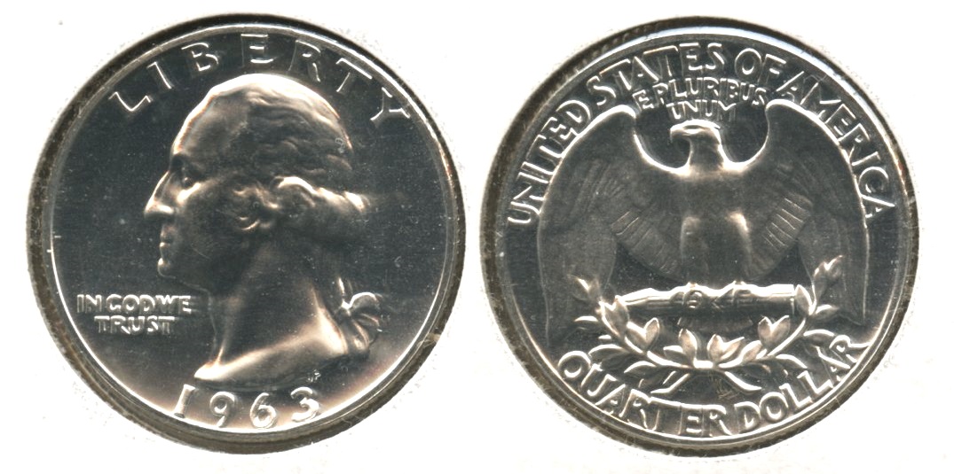 1963 Washington Quarter Proof-63