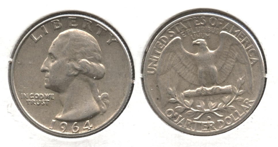 1964-D Washington Quarter EF-40 #b