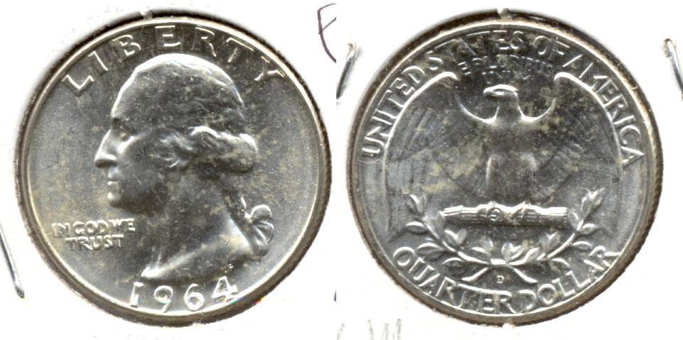 1964-D Washington Quarter MS-60 b