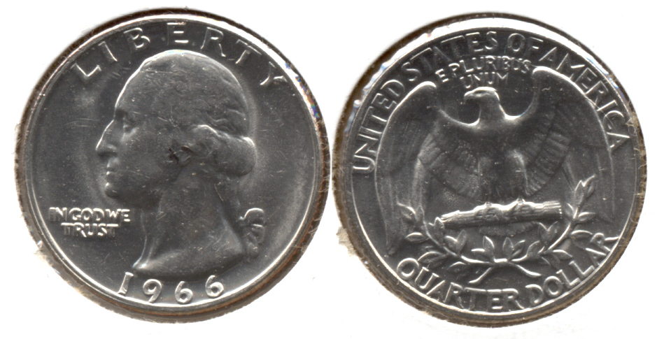 1966 Washington Quarter Mint State