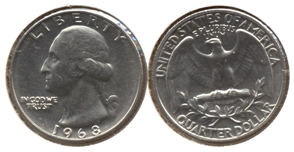 1968 Washington Quarter Mint State