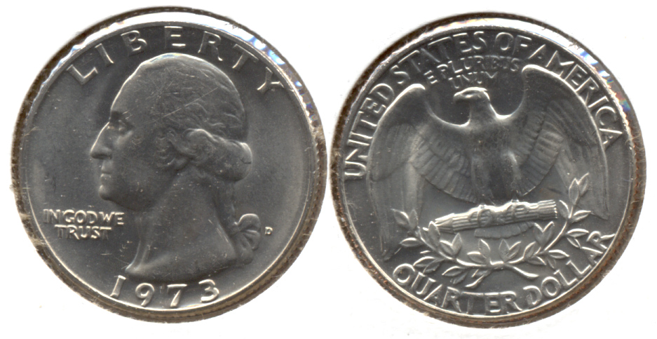 1973-D Washington Quarter Mint State