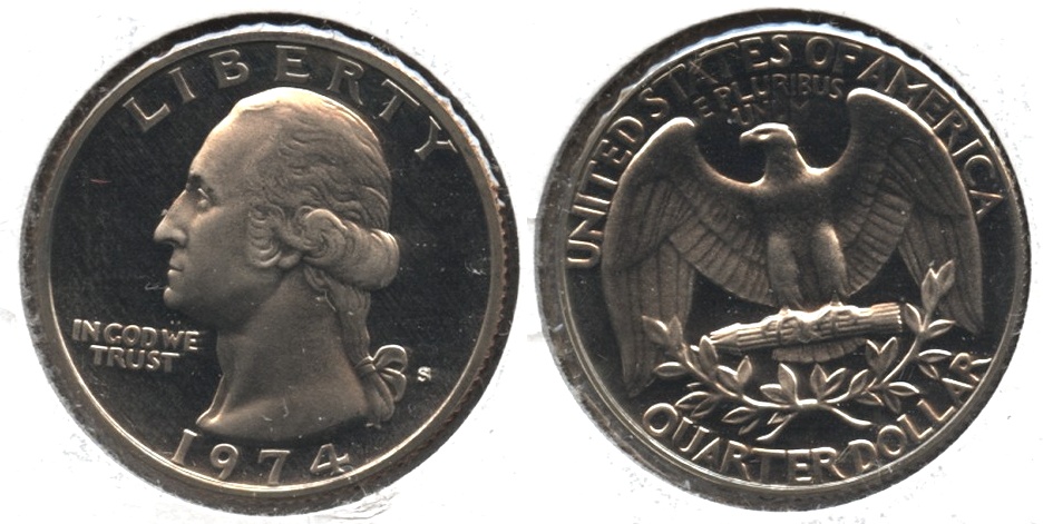 1974-S Washington Quarter Proof