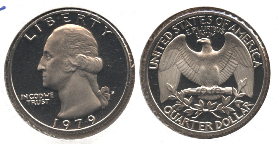 1979-S Type 2 Clear S Washington Quarter Proof
