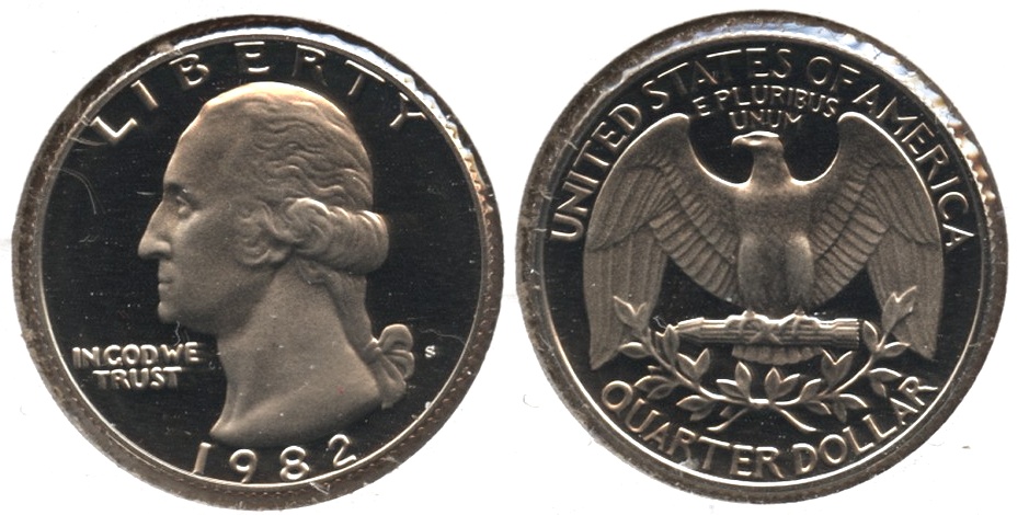 1982-S Washington Quarter Proof