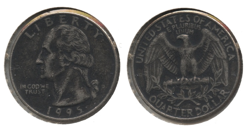 1995-D Washington Quarter EF-40