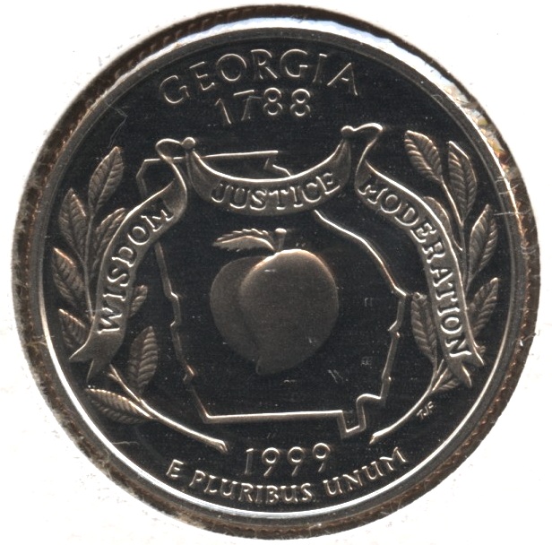 1999-S Georgia State Quarter Clad Proof