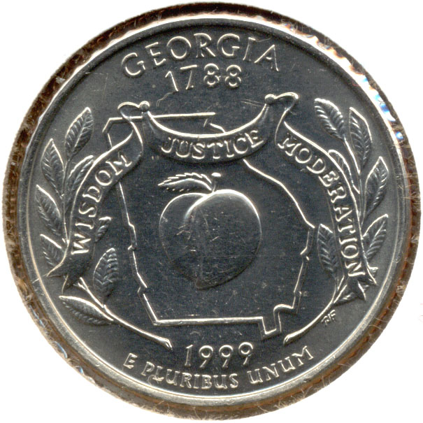 1999 Georgia State Quarter Mint State