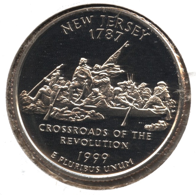 1999-S New Jersey State Quarter Clad Proof