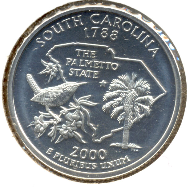 2000-S South Carolina Quarter Silver Proof