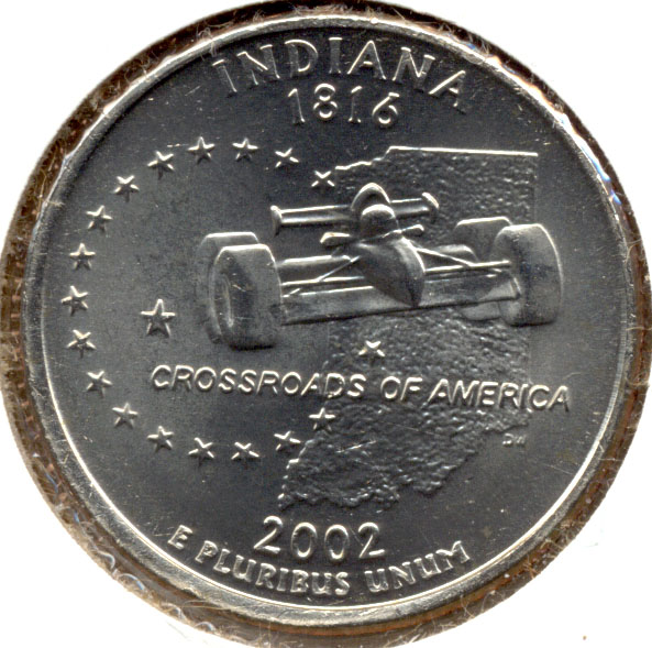 2002 Indiana Quarter Mint State