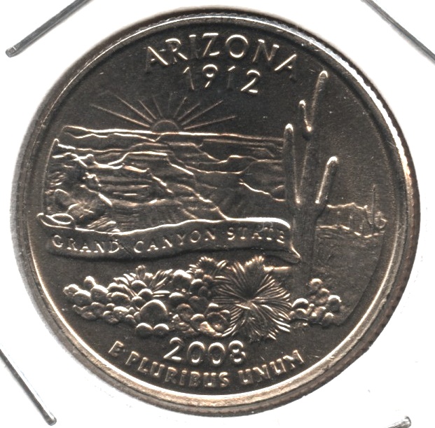 2008 Arizona State Quarter Mint State