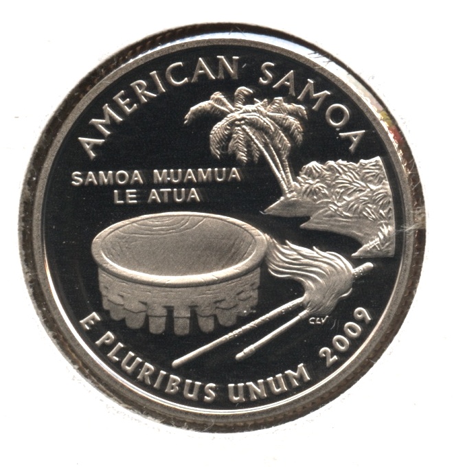 2009-S American Samoa State Quarter Clad Proof