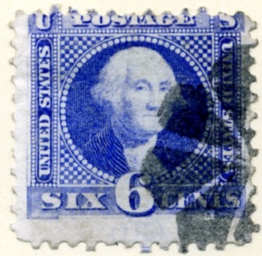 Scott 115 Washington 6 Cents Stamp Ultramarine a