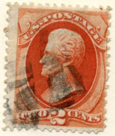 Scott 178 2 Cent Stamp Vermillion a