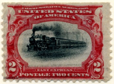 Scott 295 2 Cent Stamp Carmine Black Pan-American Issue a