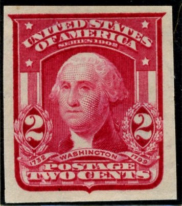 Scott 320 Washington 2 Cent Stamp Carmine