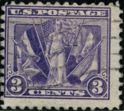 Scott 537 3 Cent Stamp Victory