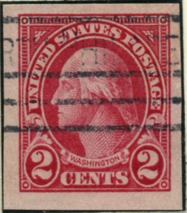 Scott 577 Washington 2 Cent Stamp Carmine Series of 1922-1925