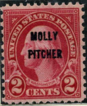 Scott 646 Washington 2 Cent Stamp Molly Pitcher