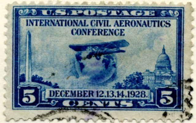 Scott 650 5 Cent Stamp International Civil Aeronautics Conference a