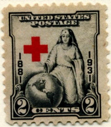 Scott 702 2 Cent Stamp Red Cross a