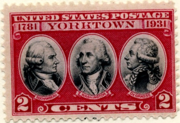 Scott 703 2 Cent Stamp Surrender at Yorktown a
