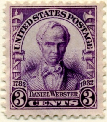Scott 725 3 Cent Stamp Daniel Webster a