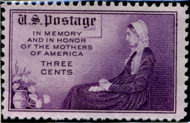 Scott 737 3 Cent Stamp Mother's Day Perforated 11x10 1/2