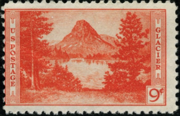 Scott 748 9 Cent Stamp Glacier National Park