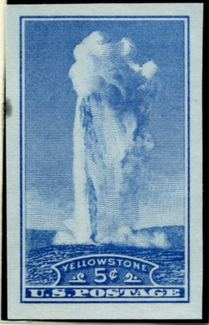 Scott 760 5 Cent Stamp Yellowstone National Park Farley Special Printing