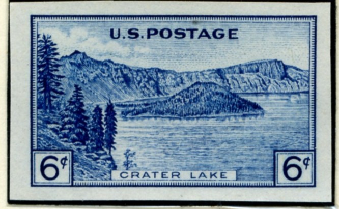 Scott 761 6 Cent Stamp Crater Lake National Park Farley Special Printing