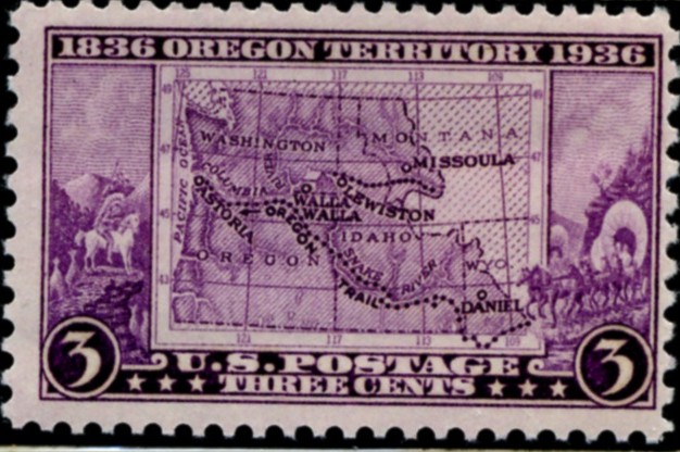 Scott 783 3 Cent Stamp Oregon Territory Centennial