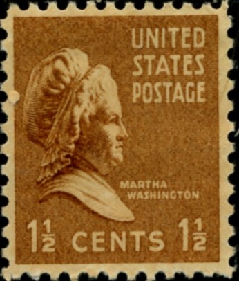 Scott 805 1 1/2 Cent Stamp Martha Washington