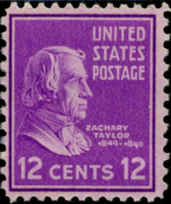 Scott 817 12 Cent Stamp Zachary Taylor