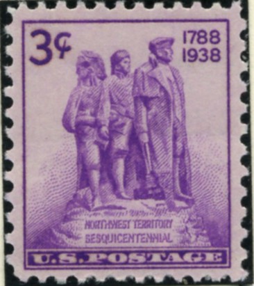 Scott 837 3 Cent Stamp Northwest Territory Sesquicentennial
