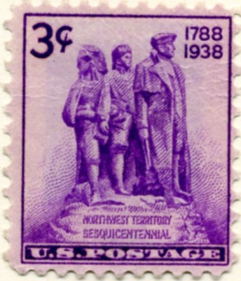 Scott 837 3 Cent Stamp Northwest Territory Sesquicentennial a