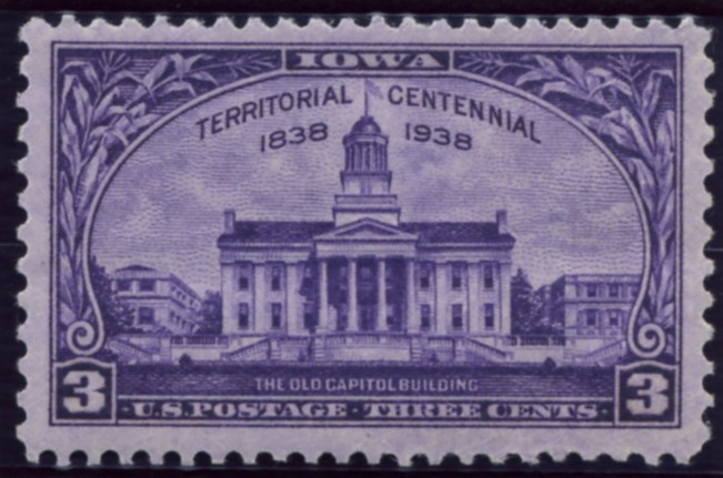 Scott 838 3 Cent Stamp Iowa Territory Centennial