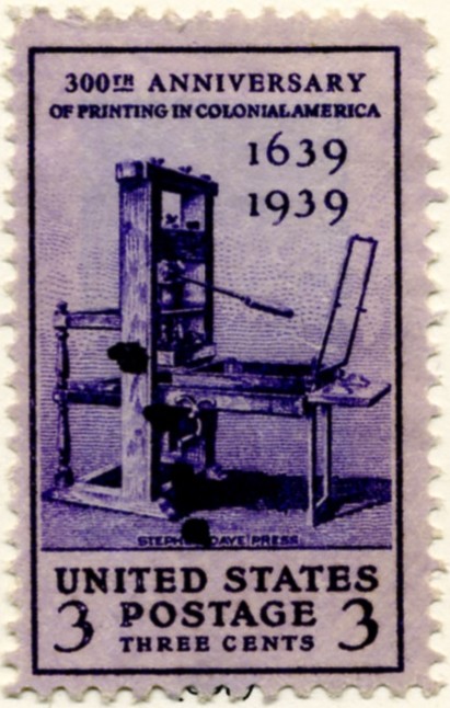 Scott 857 3 Cent Stamp Colonial Printing a