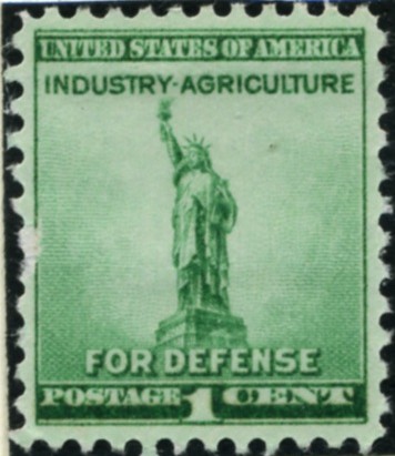 Scott 899 1 Cent Stamp Defense - Statue of Liberty