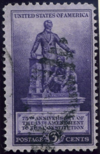 Scott 902 3 Cent Stamp Lincoln 13th Amendment